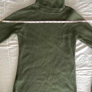Ricki's Olive Green Ribbed Turtleneck Sweater